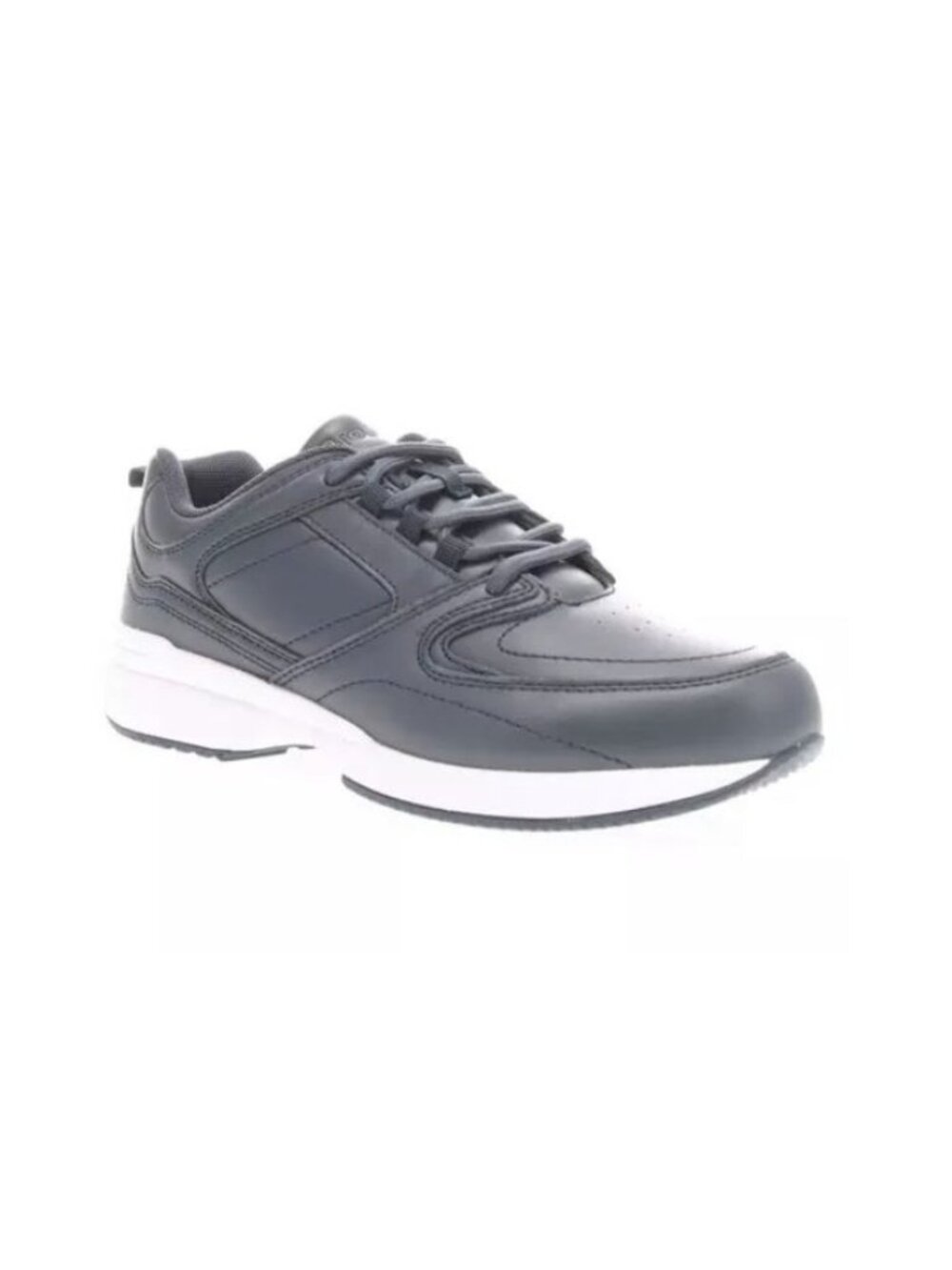 Propet LifeWalker Sport Womens 8.5 M Navy Leather Walking Shoes Sneakers NIB